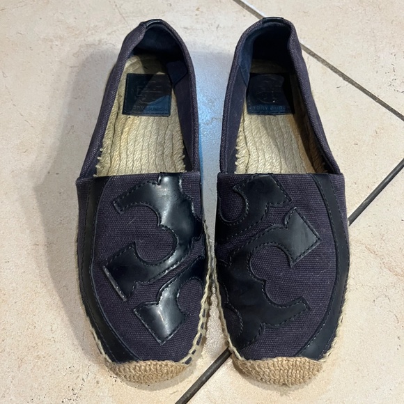 Tory Burch Black Espadrilles Women Size 6 - Picture 2 of 3
